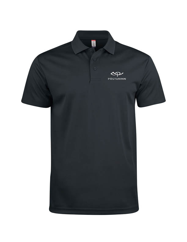 PÓSTURINN - Pólóbolur - polyester  - svartur (unisex)